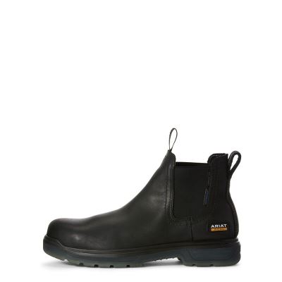 Ariat Work: Turbo Chelsea Waterproof Carbon Toe Zapatos de Seguridad Hombre - Negras (VCMPI0583)